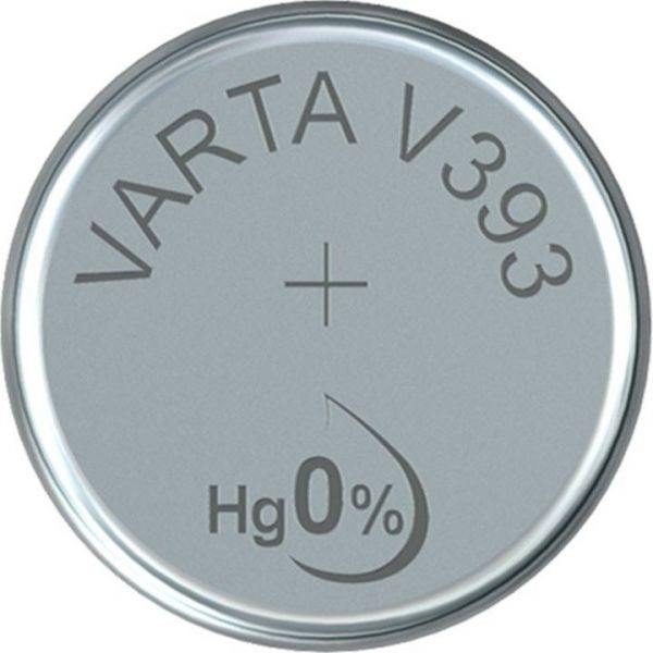 Silberoxid-Knopfzelle Typ SR48 / V393 von Varta